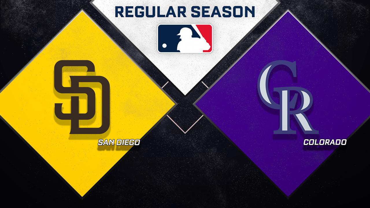 San Diego Padres vs Colorado Rockies poster