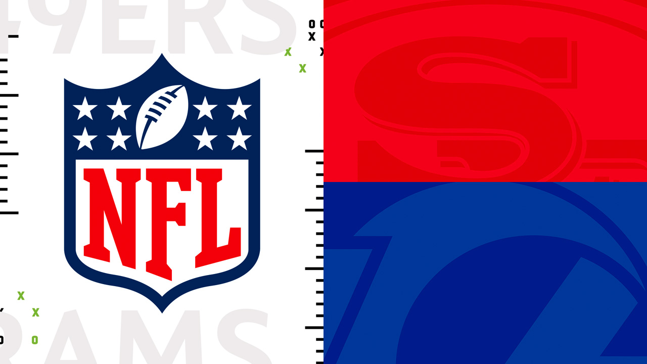 San Francisco 49ers vs Los Angeles Rams poster