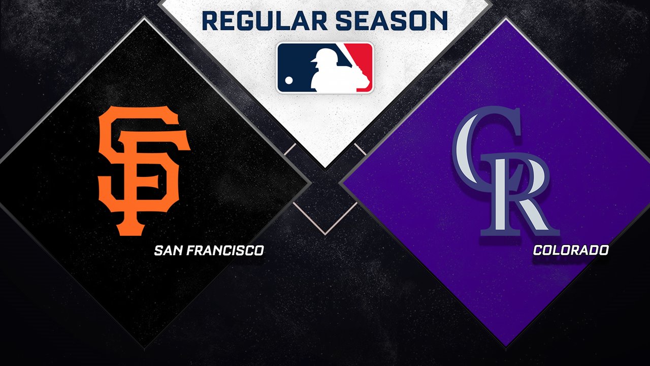 San Francisco Giants vs Colorado Rockies poster San Francisco Giants vs Colorado Rockies poster