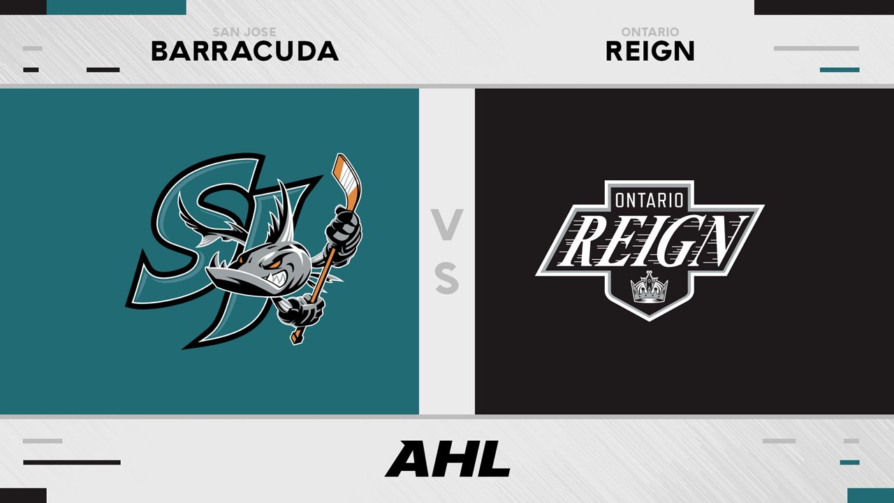 San Jose Barracuda vs Ontario Reign poster