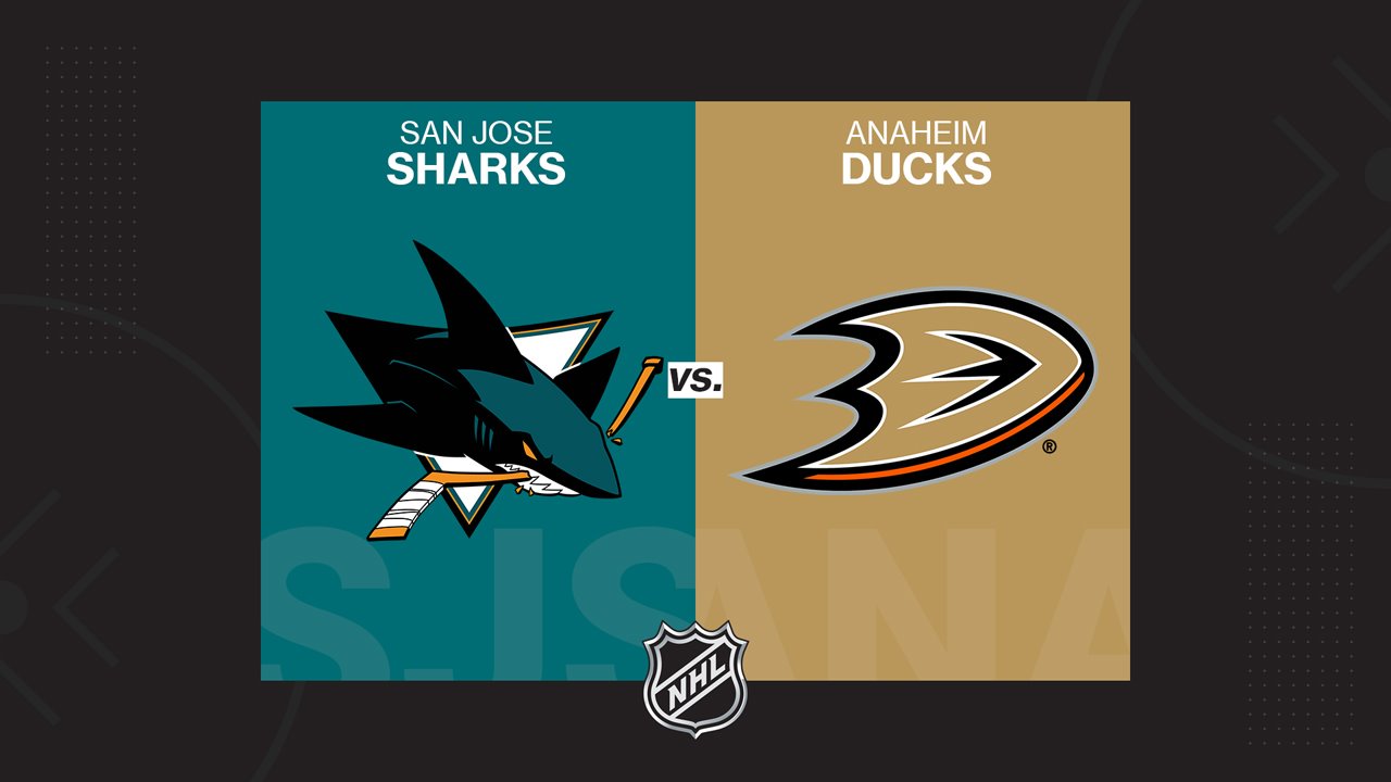 San Jose Sharks vs Anaheim Ducks poster San Jose Sharks vs Anaheim Ducks poster