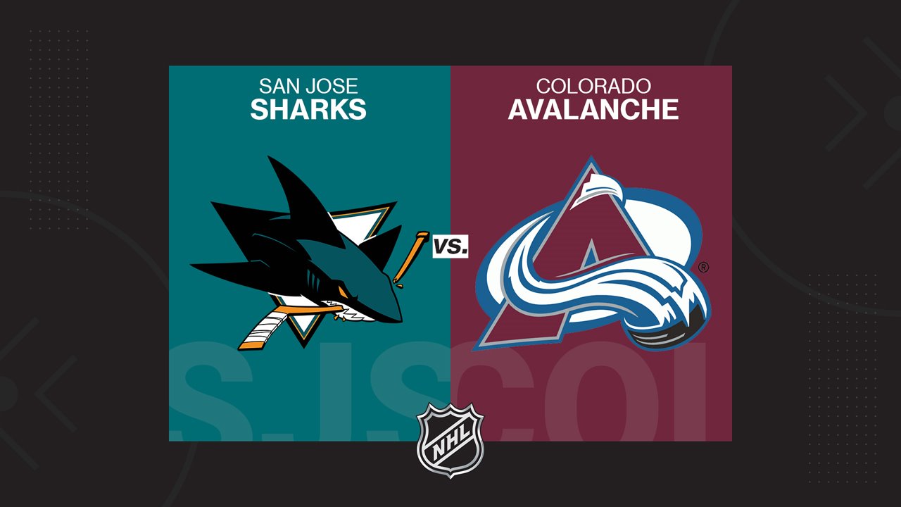 San Jose Sharks vs Colorado Avalanche poster