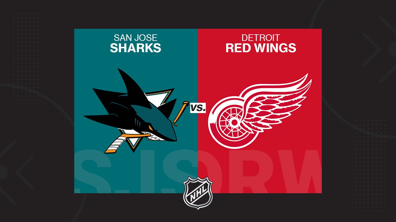 San Jose Sharks vs Detroit Red Wings poster