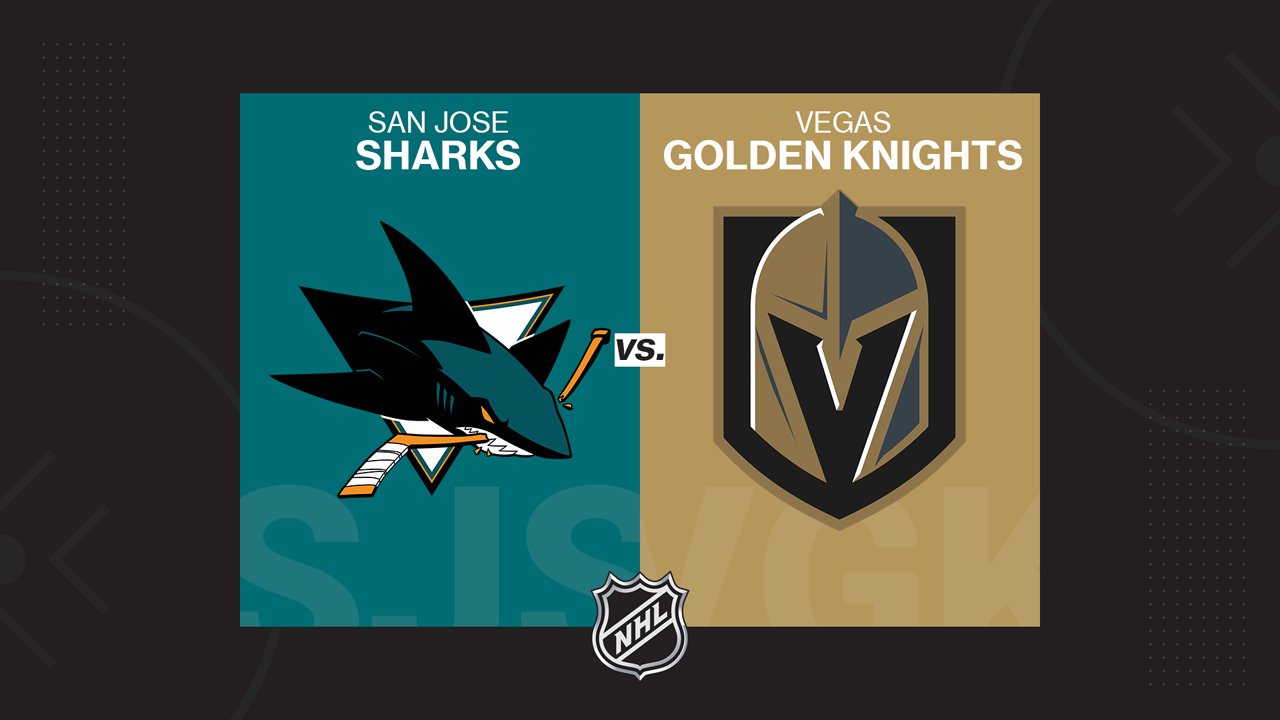 San Jose Sharks vs Vegas Golden Knights poster San Jose Sharks vs Vegas Golden Knights poster
