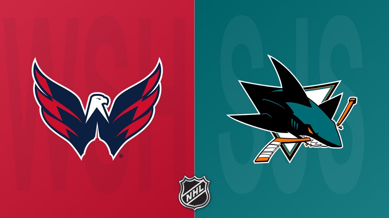 San Jose Sharks vs Washington Capitals poster
