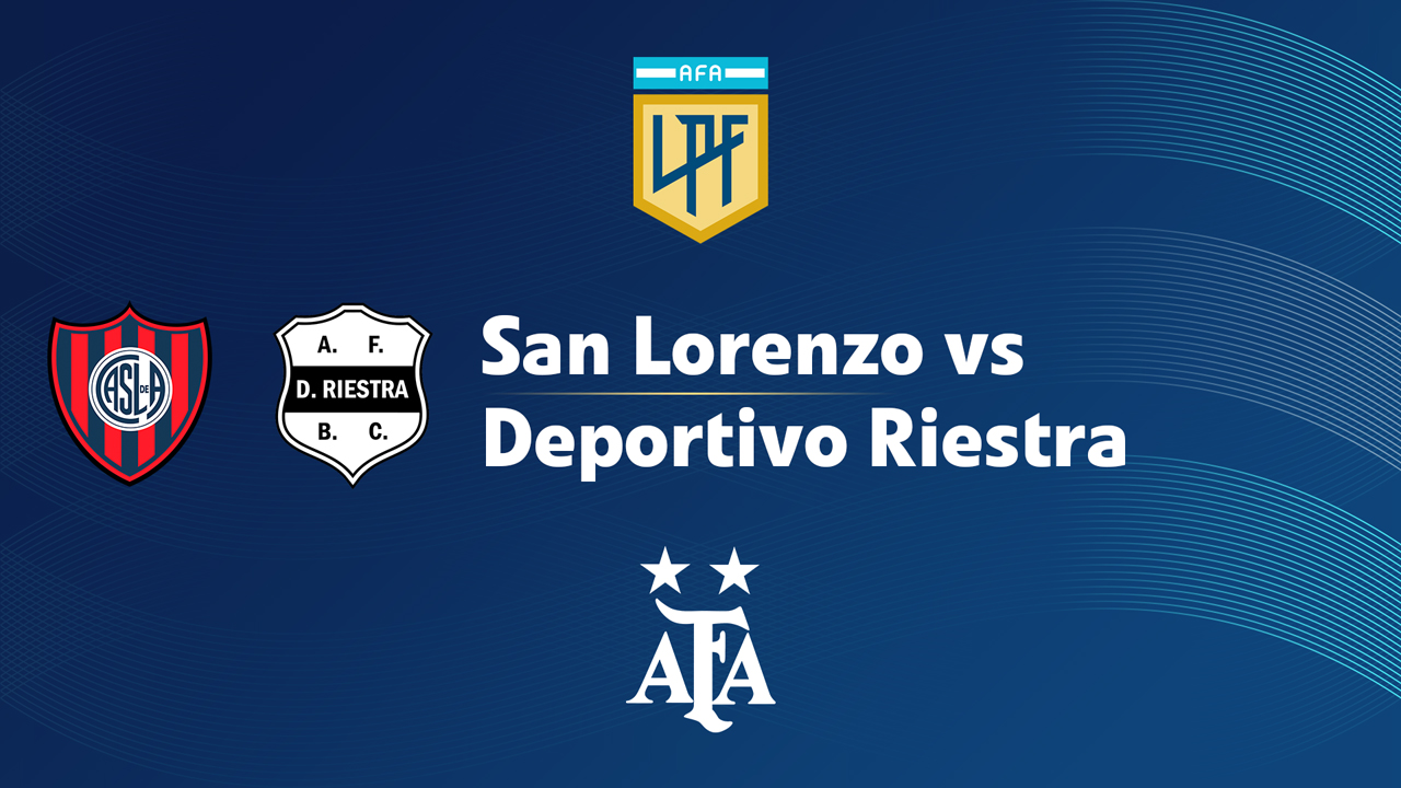 San Lorenzo vs Deportivo Riestra poster