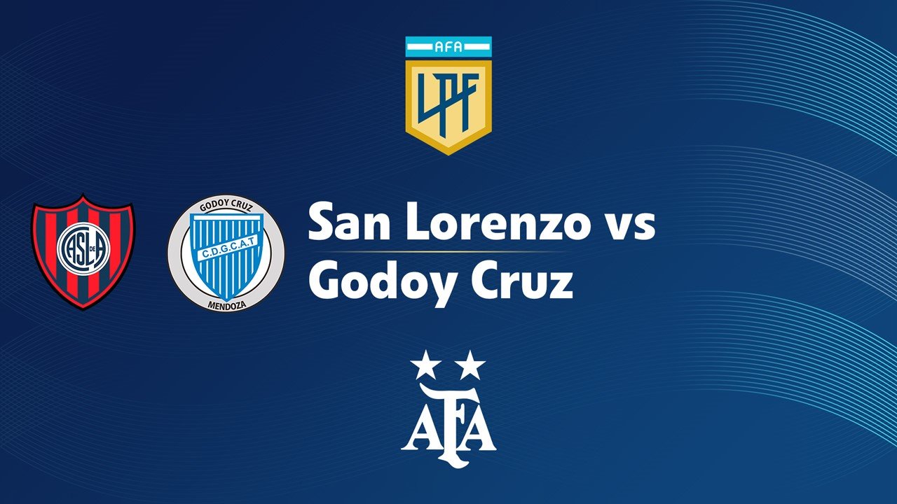 San Lorenzo vs Godoy Cruz poster San Lorenzo vs Godoy Cruz poster