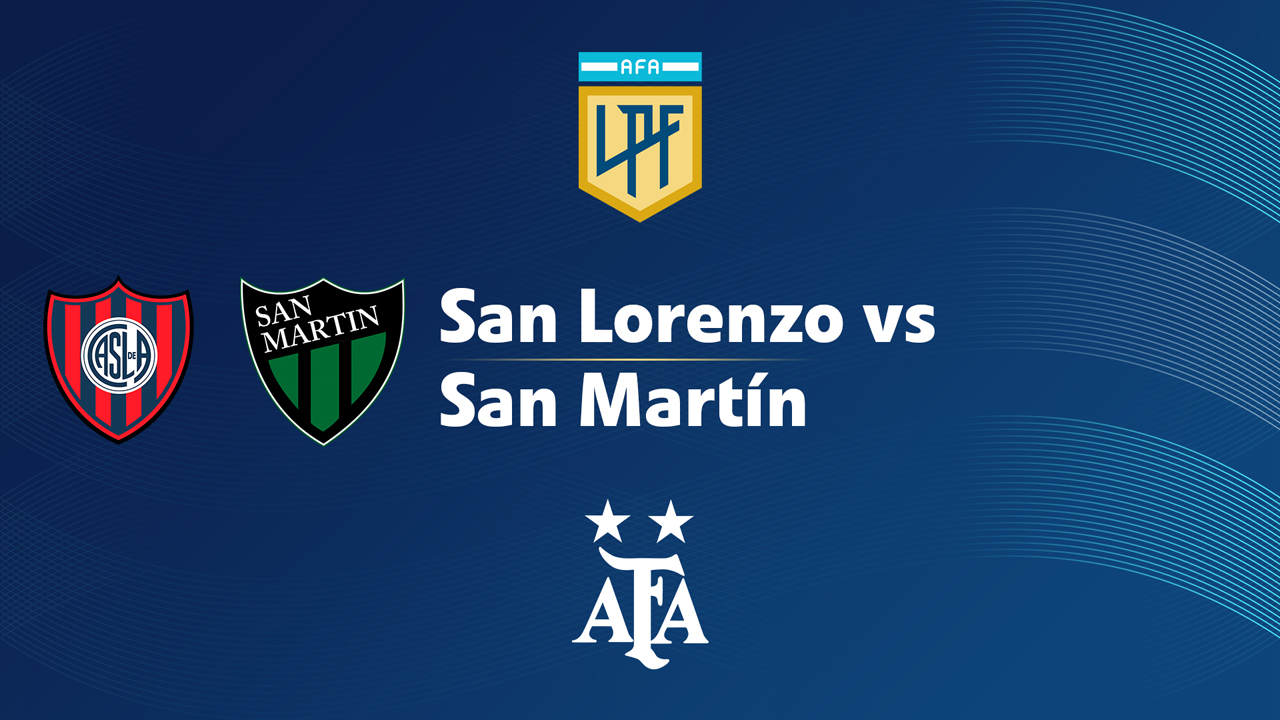 San Lorenzo vs San Martín de San Juan poster