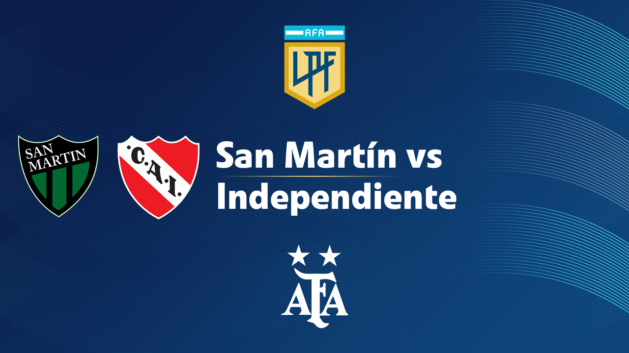San Martín de San Juan vs Independiente poster
