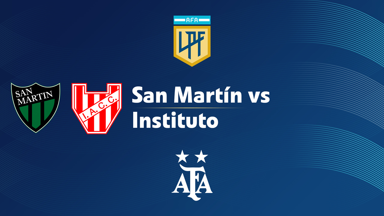 San Martín de San Juan vs Instituto poster