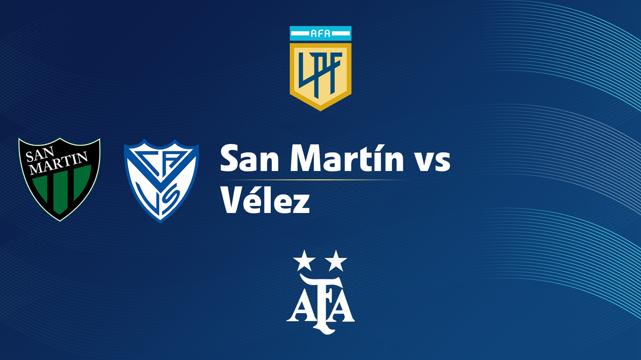 San Martín de San Juan vs Vélez Sarsfield poster