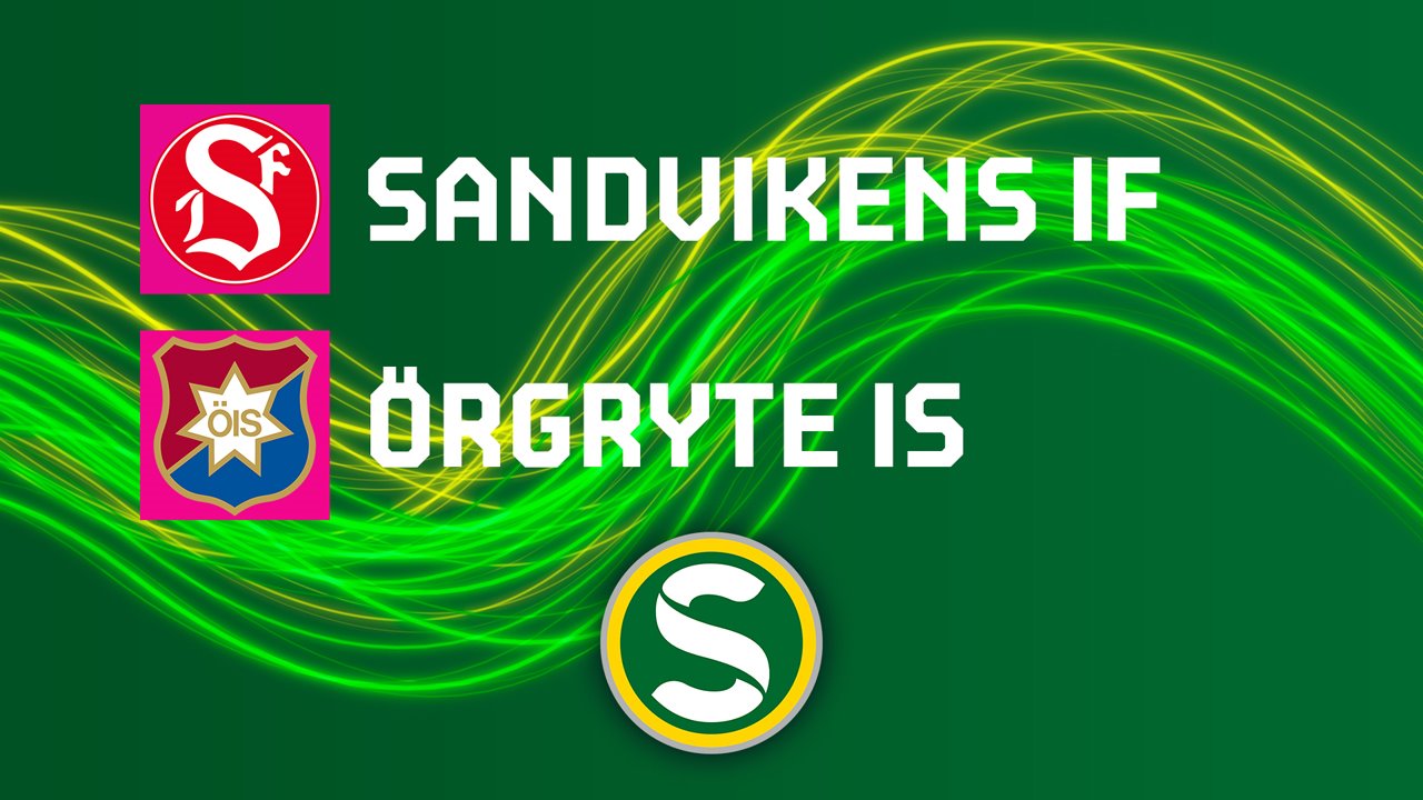 Sandvikens vs Oergryte poster Sandvikens vs Oergryte poster