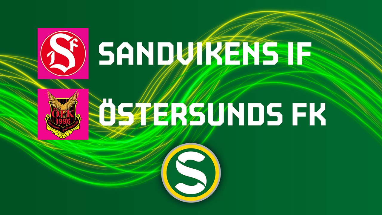 Sandvikens vs Ostersund poster