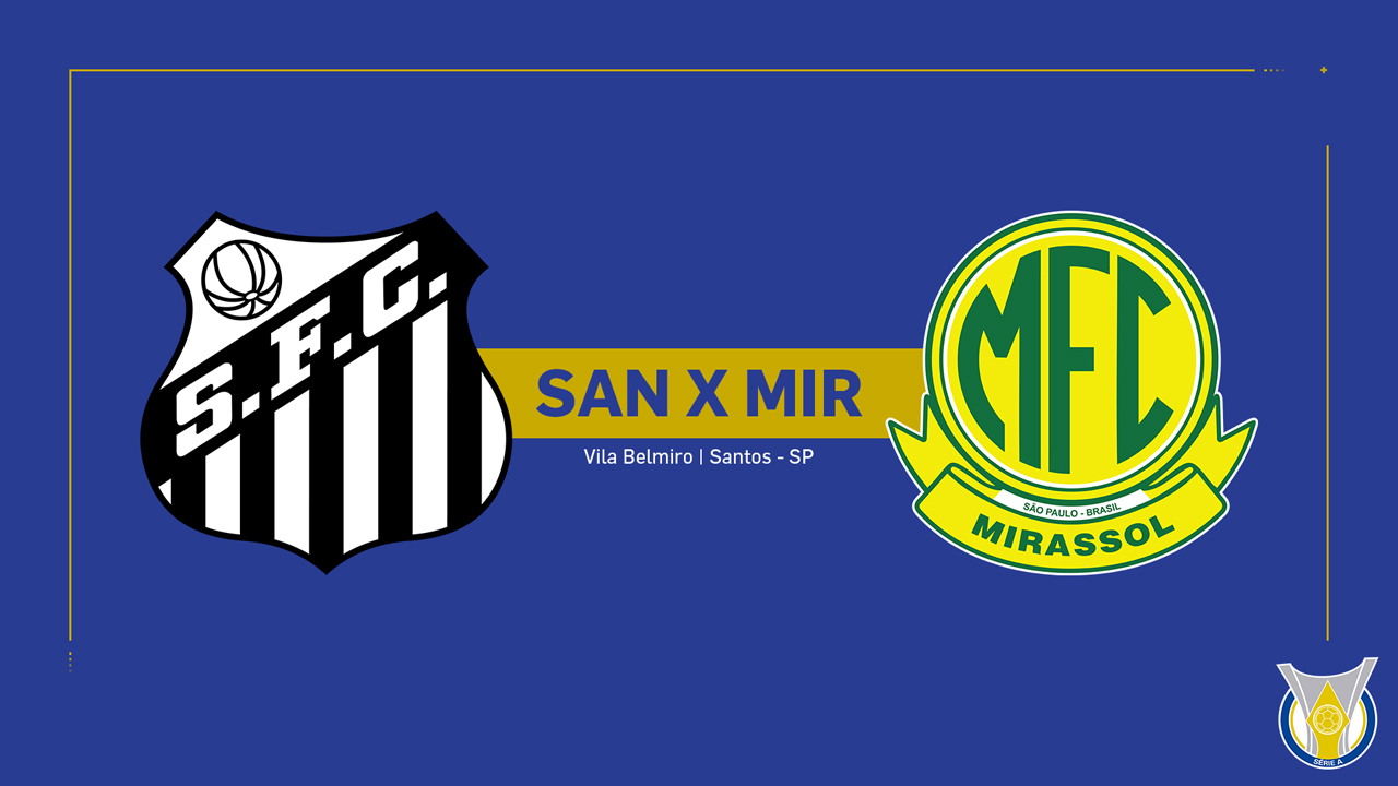 Santos vs Mirassol poster