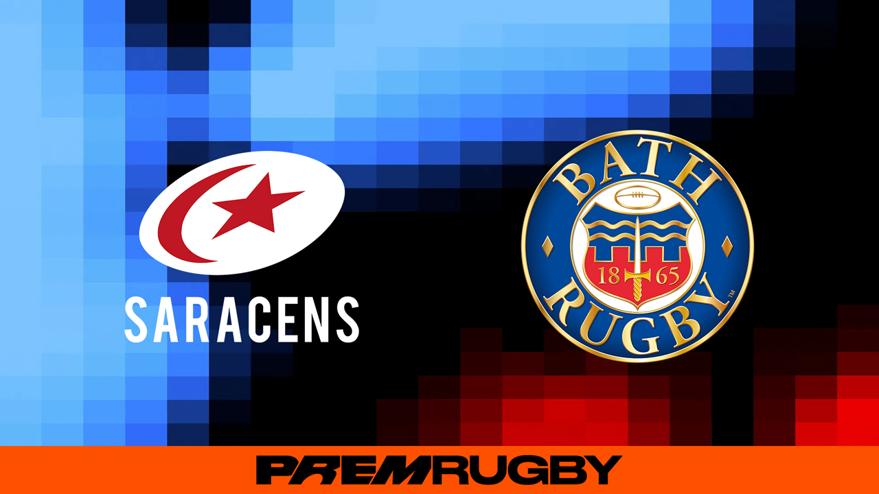 Saracens vs Bath Rugby poster
