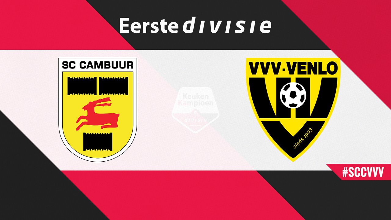 SC Cambuur vs VVV-Venlo poster