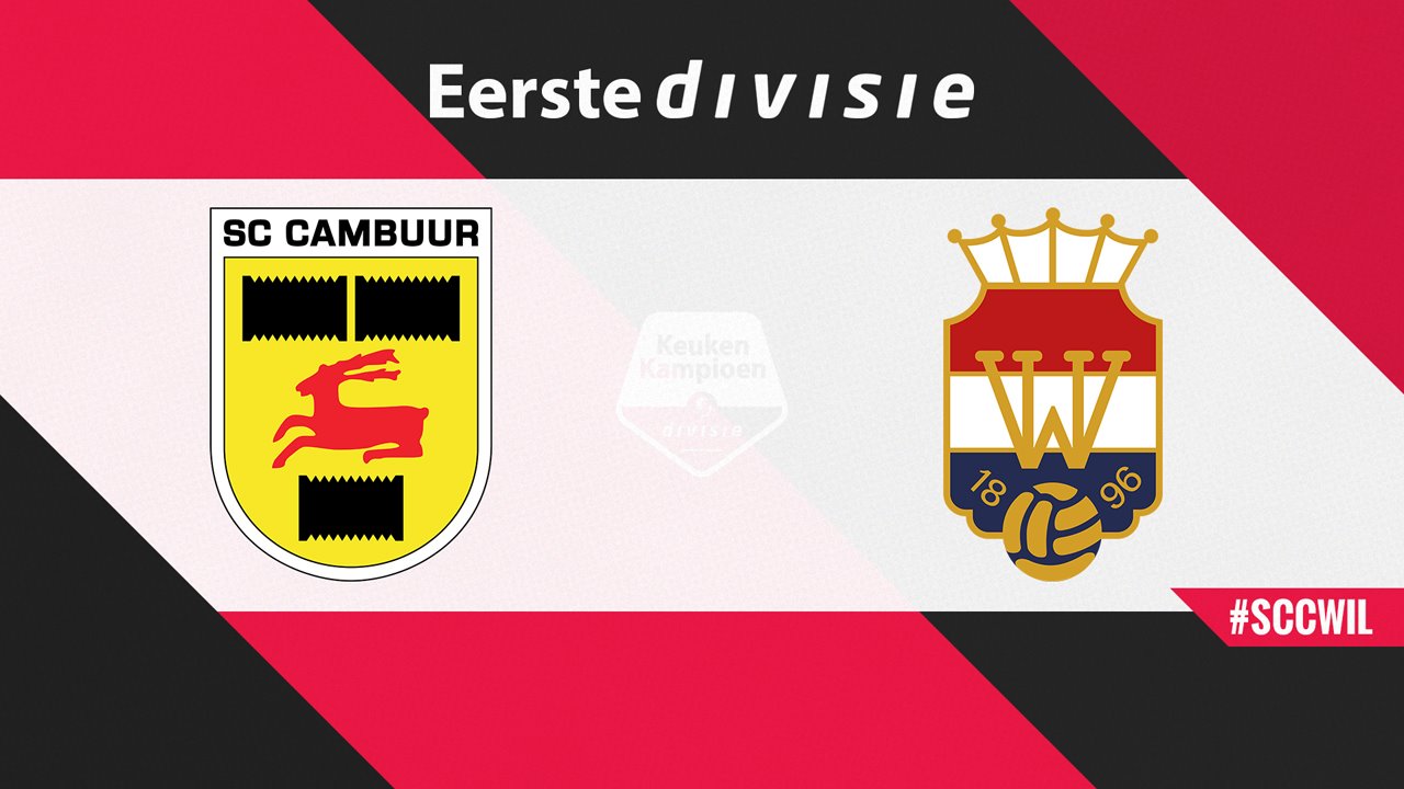 SC Cambuur vs Willem II poster
