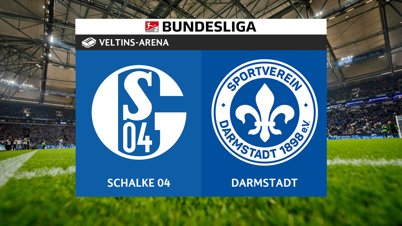 Schalke 04 vs Darmstadt poster