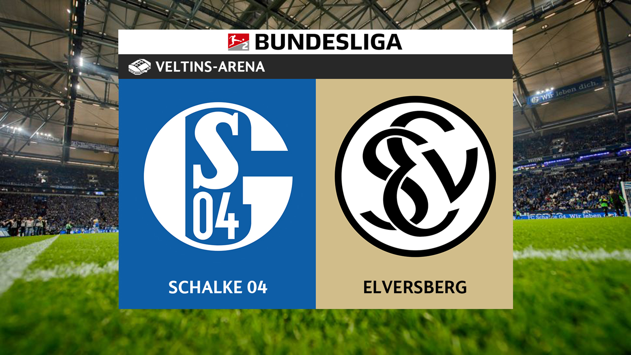 Schalke 04 vs Elversberg poster