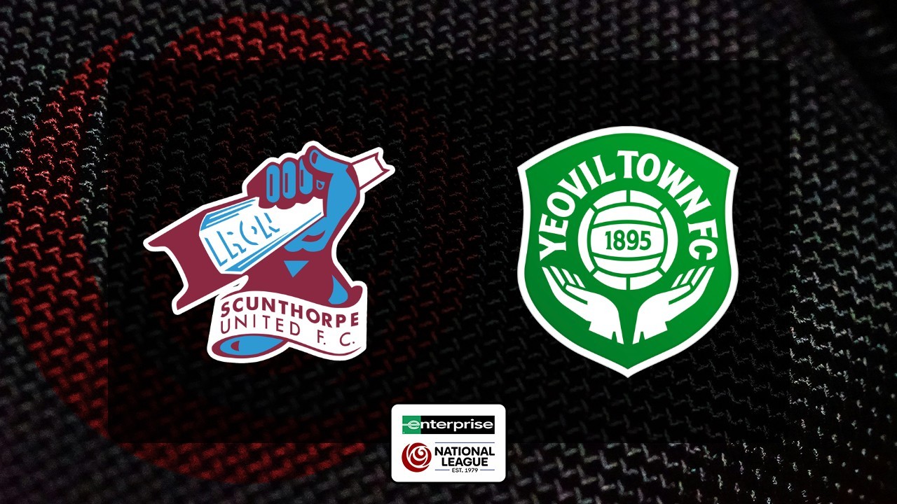 Scunthorpe United vs Yeovil Town poster