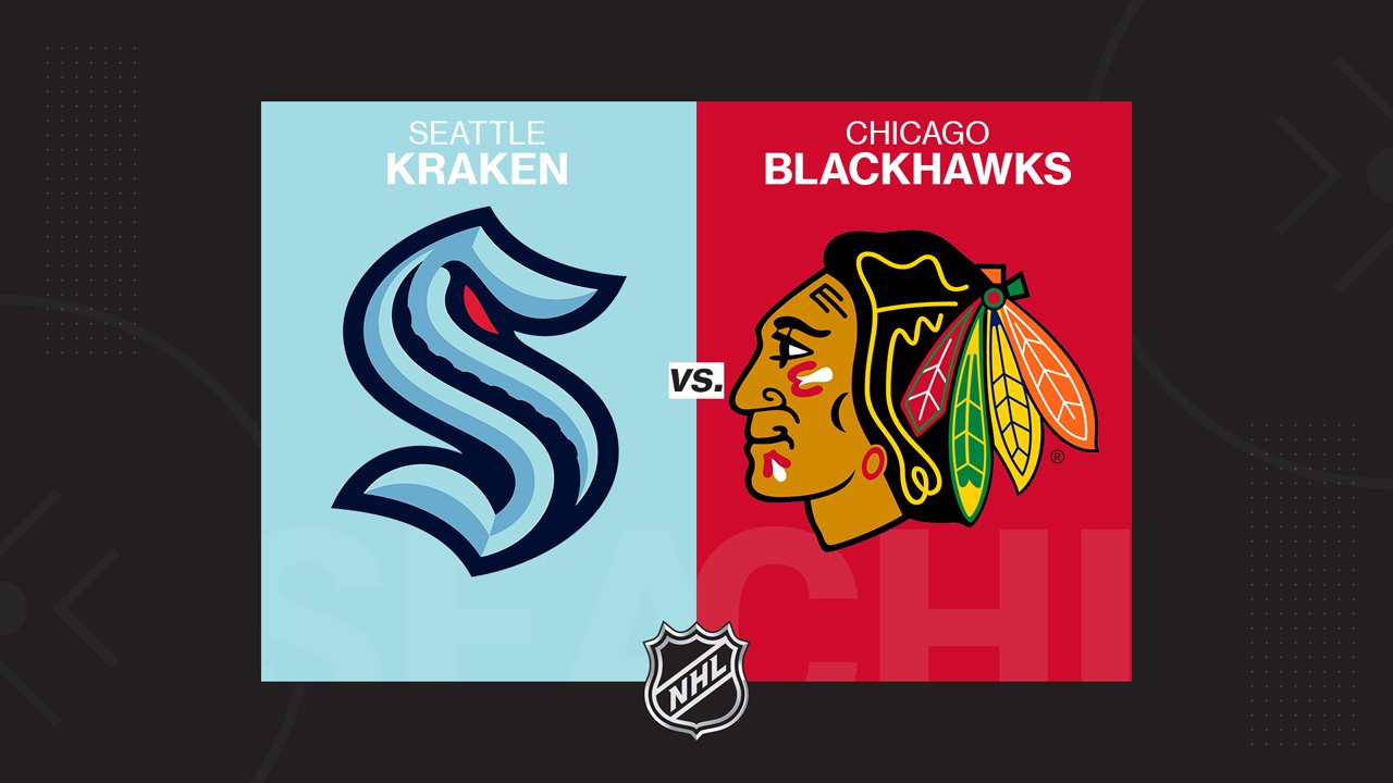 Seattle Kraken vs Chicago Blackhawks poster