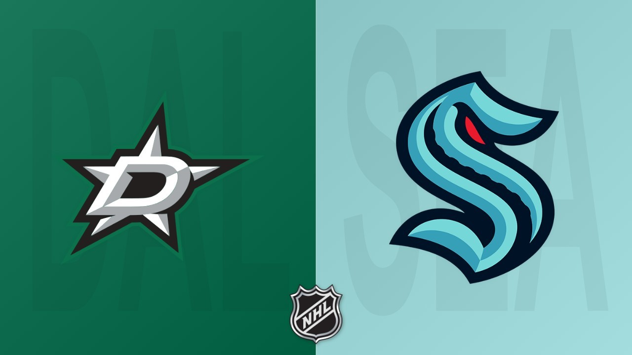 Seattle Kraken vs Dallas Stars poster Seattle Kraken vs Dallas Stars poster