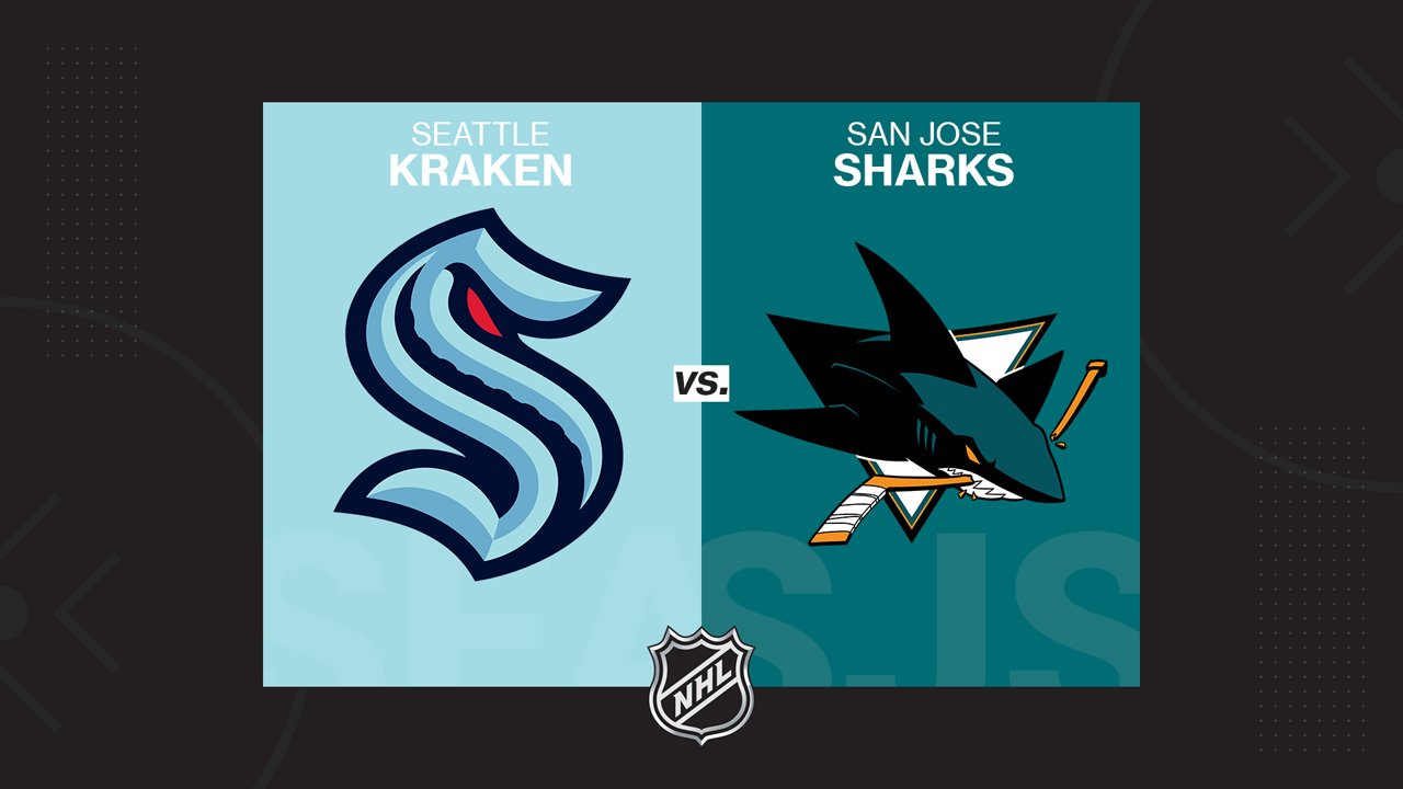 Seattle Kraken vs San Jose Sharks poster