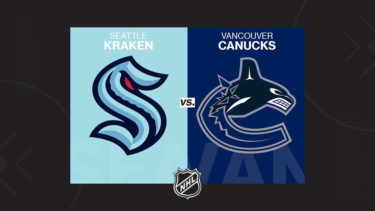 Seattle Kraken vs Vancouver Canucks poster