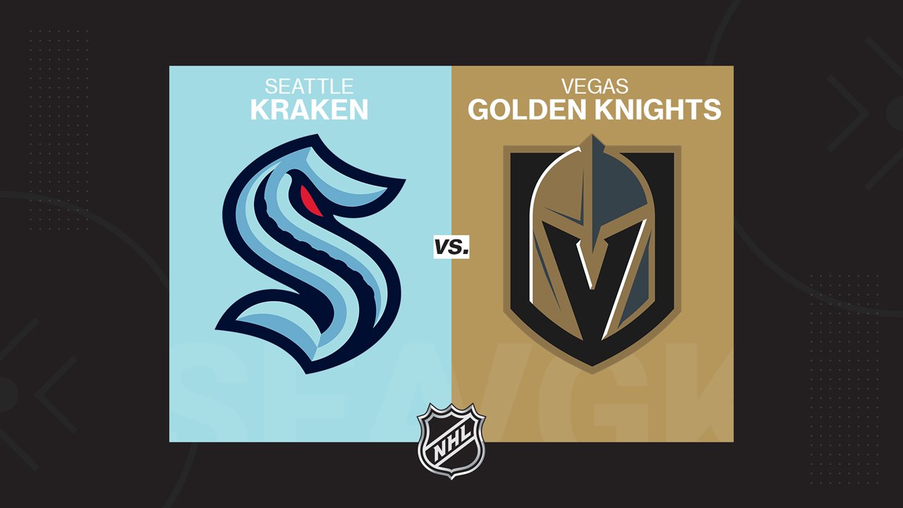 Seattle Kraken vs Vegas Golden Knights poster