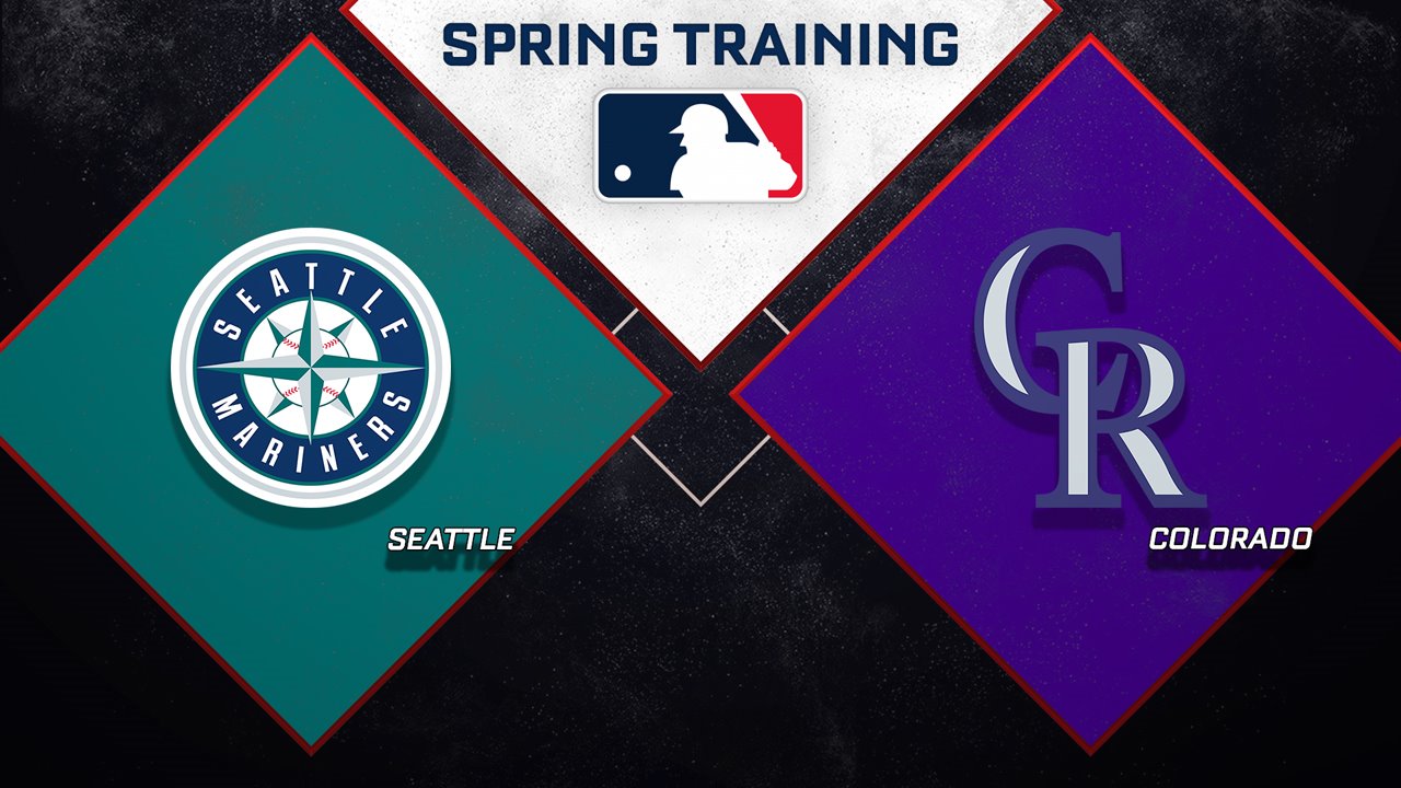Seattle Mariners vs Colorado Rockies poster Seattle Mariners vs Colorado Rockies poster