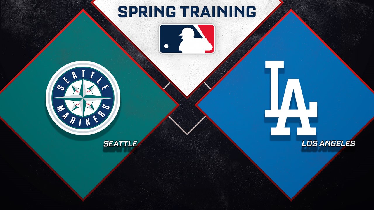 Seattle Mariners vs Los Angeles Dodgers poster Seattle Mariners vs Los Angeles Dodgers poster
