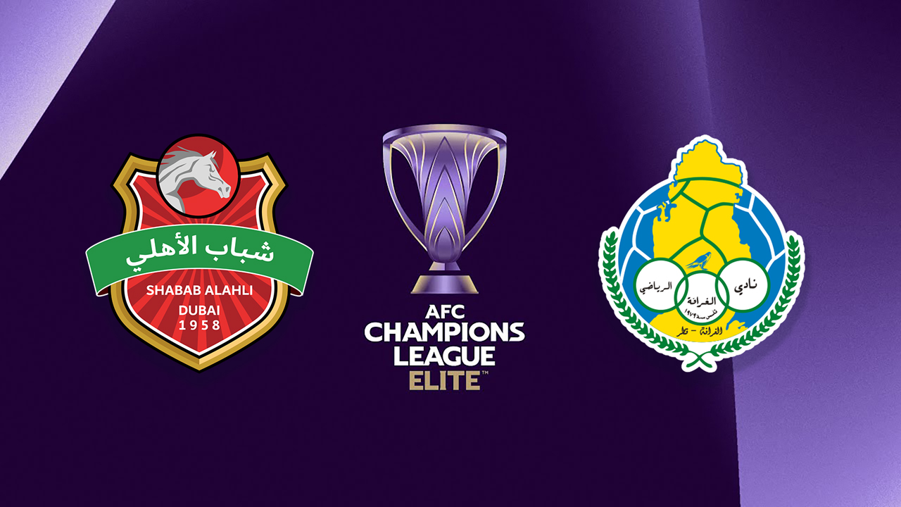 Shabab Al-Ahli Dubai vs Al-Gharafa poster Shabab Al-Ahli Dubai vs Al-Gharafa poster