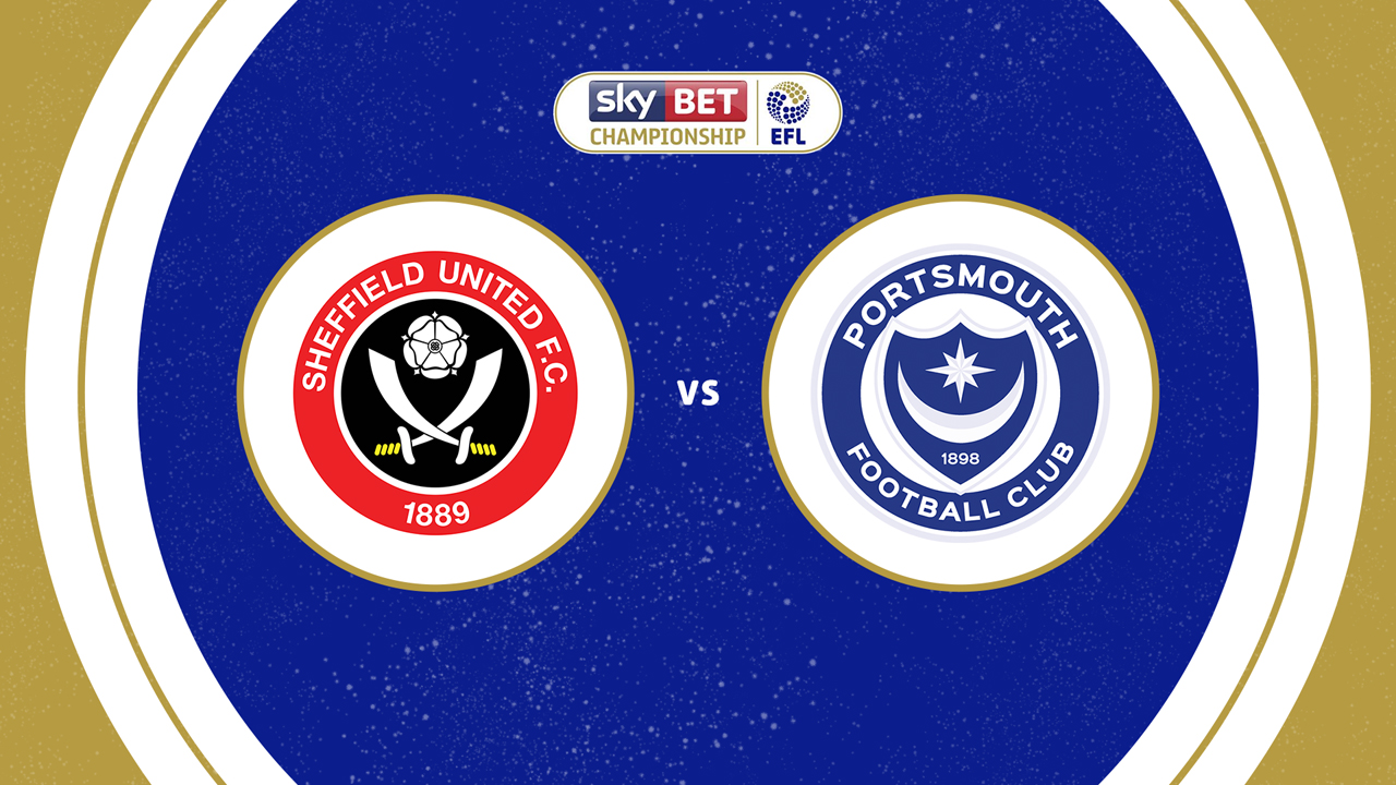Sheffield United vs Portsmouth poster Sheffield United vs Portsmouth poster