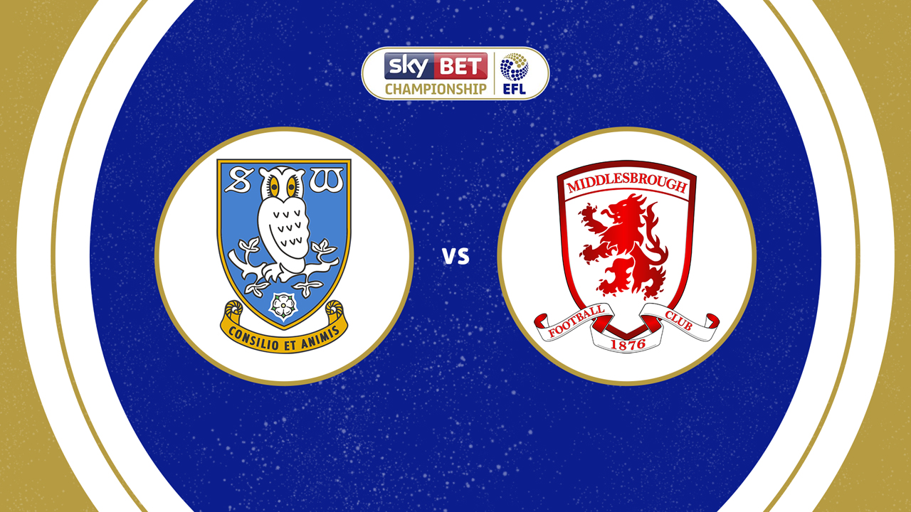 Sheffield Wednesday vs Middlesbrough poster