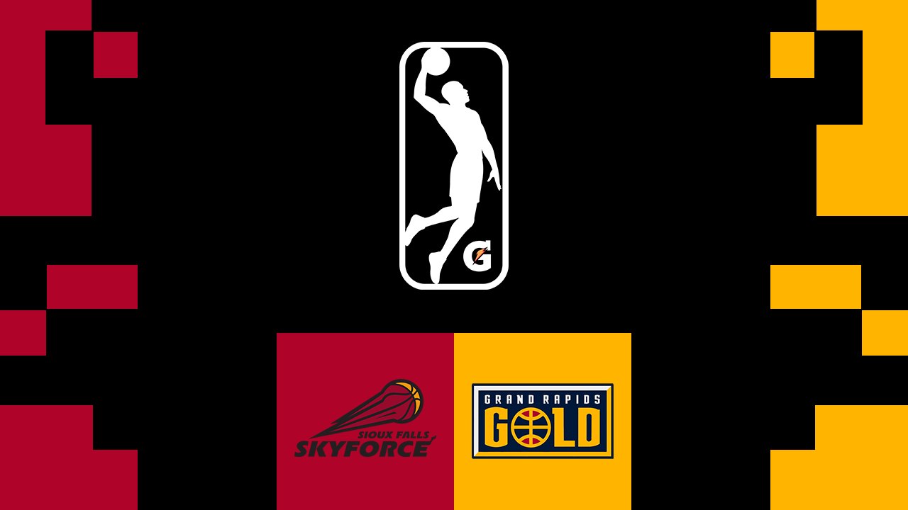 Sioux Falls Skyforce vs Grand Rapids Gold poster