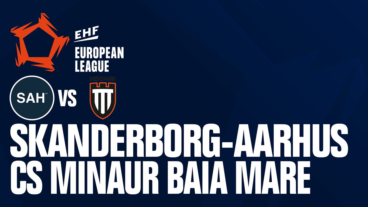 Skanderborg Aarhus Håndbold vs CS Minaur Baia Mare poster