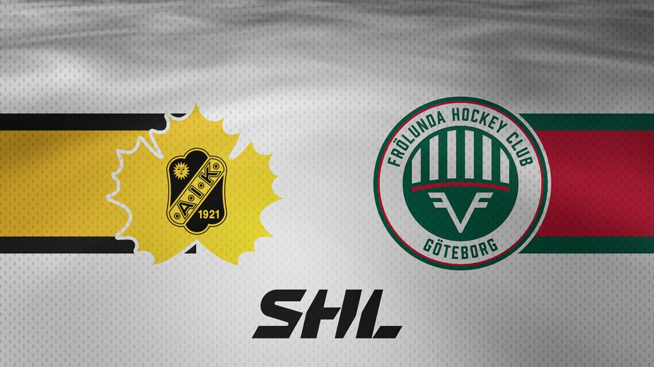 Skellefteå AIK vs Frölunda HC poster Skellefteå AIK vs Frölunda HC poster