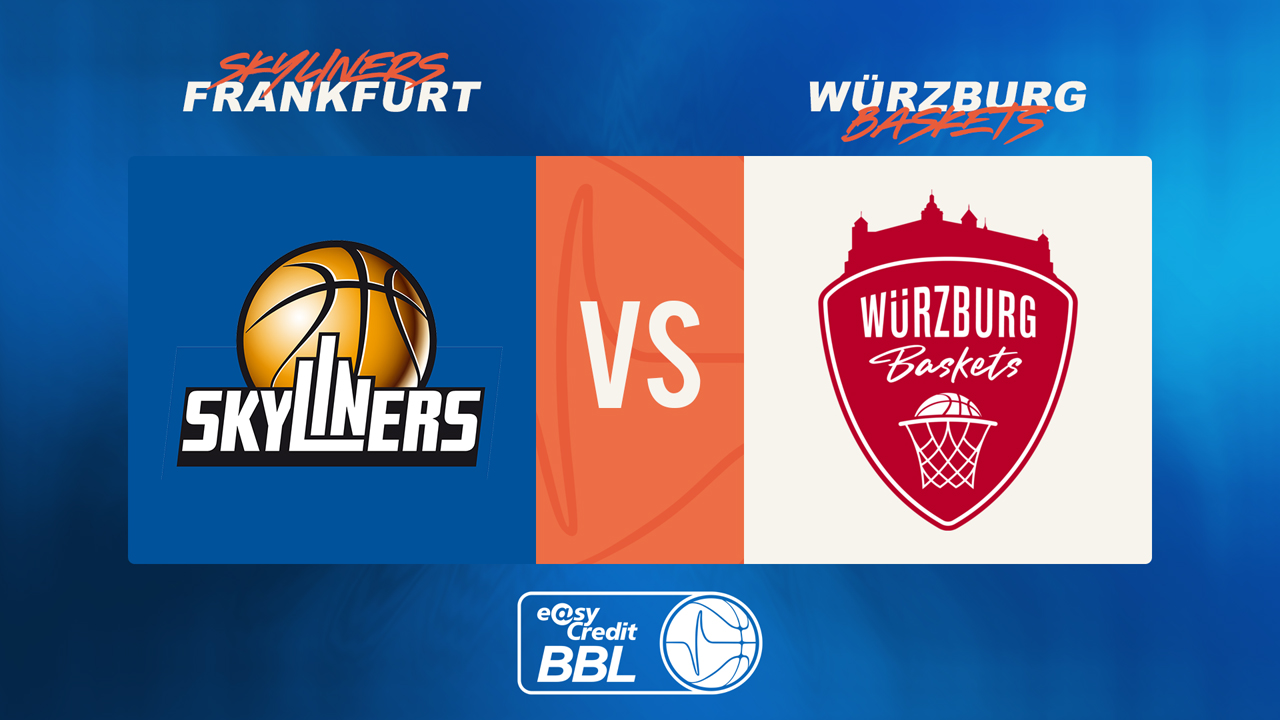 Skyliners Frankfurt vs s.Oliver Würzburg poster Skyliners Frankfurt vs s.Oliver Würzburg poster