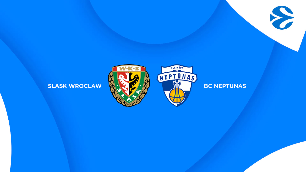 Śląsk Wrocław vs BC Neptūnas poster Śląsk Wrocław vs BC Neptūnas poster
