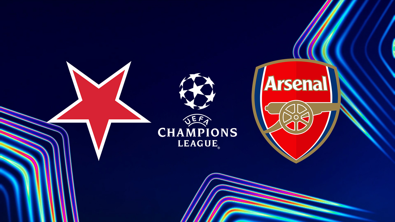 Slavia Prague vs Arsenal poster