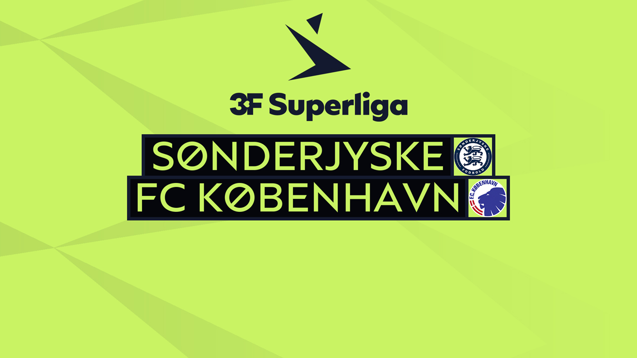 Sønderjyske vs FC Copenhagen poster Sønderjyske vs FC Copenhagen poster
