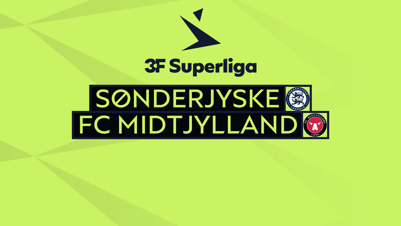 Sønderjyske vs FC Midtjylland poster Sønderjyske vs FC Midtjylland poster
