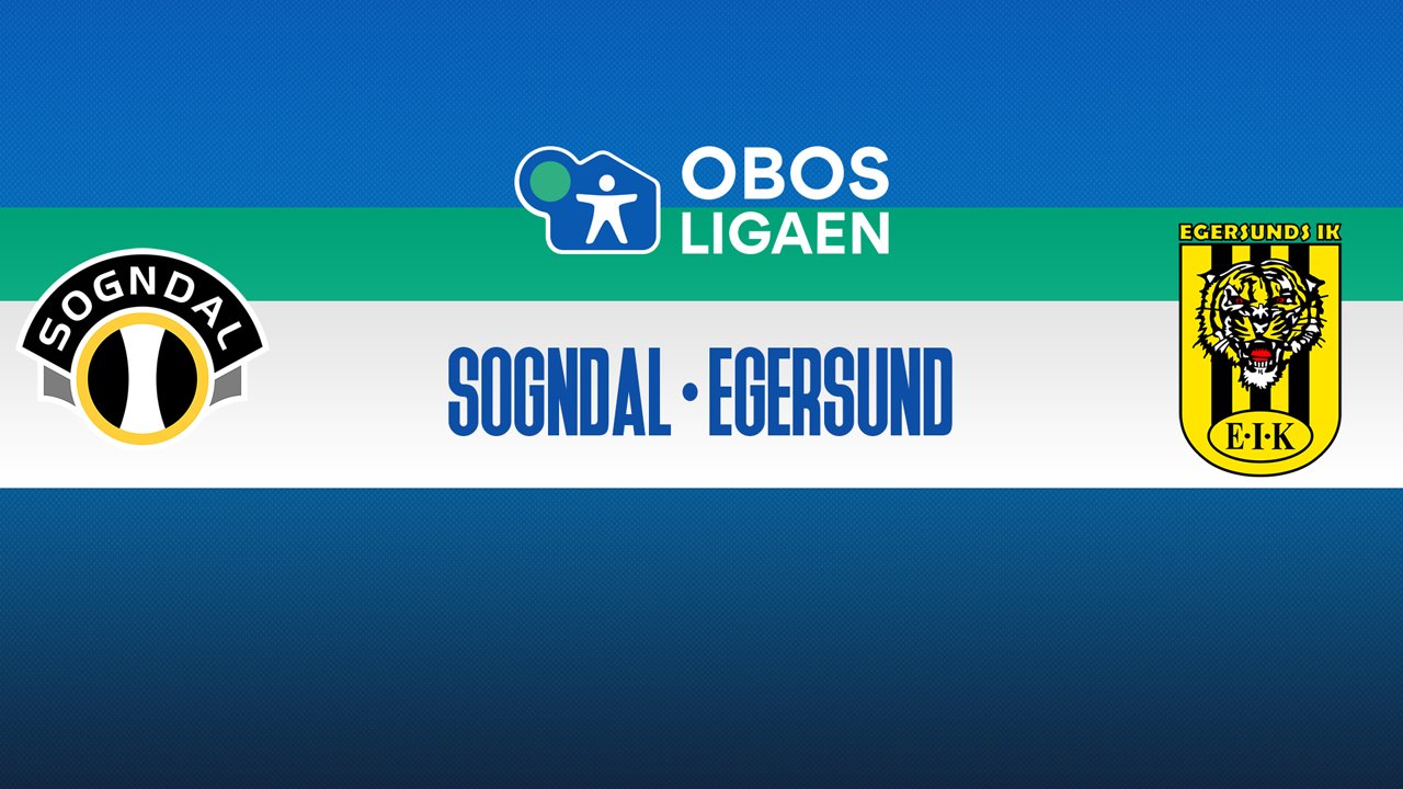 Sogndal vs Egersund poster