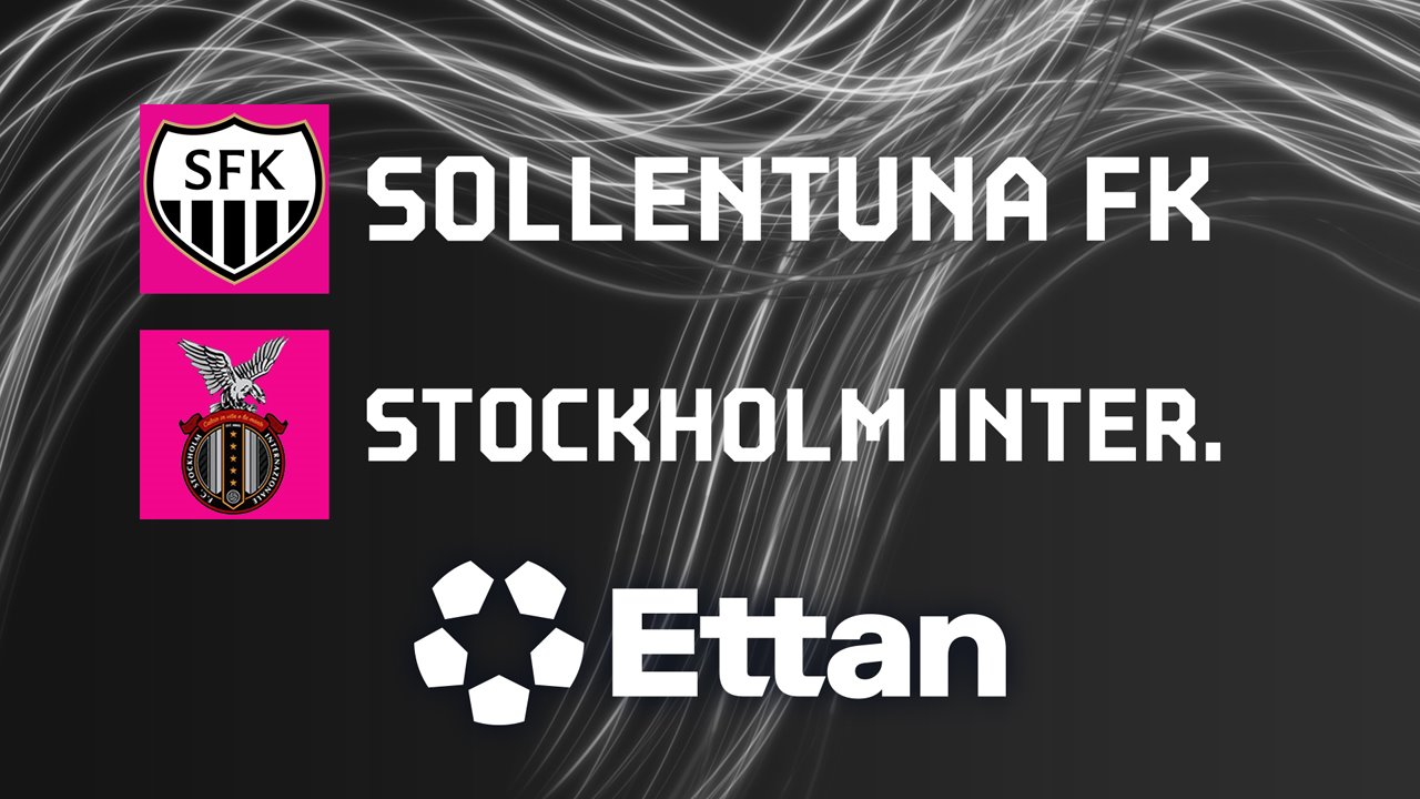 Sollentuna vs Stockholm Internazionale poster Sollentuna vs Stockholm Internazionale poster