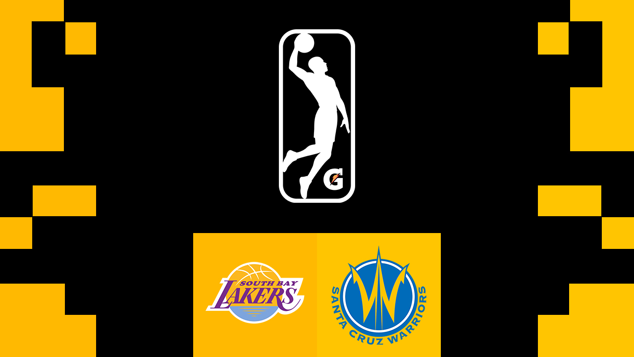 South Bay Lakers vs Santa Cruz Warriors poster