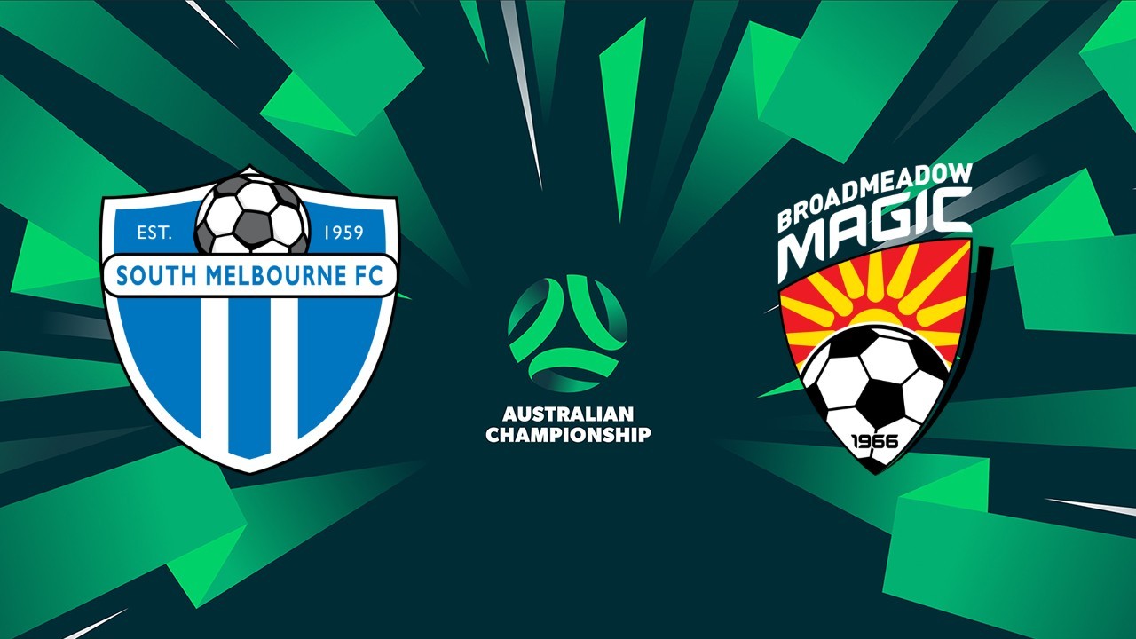 South Melbourne vs Broadmeadow Magic poster