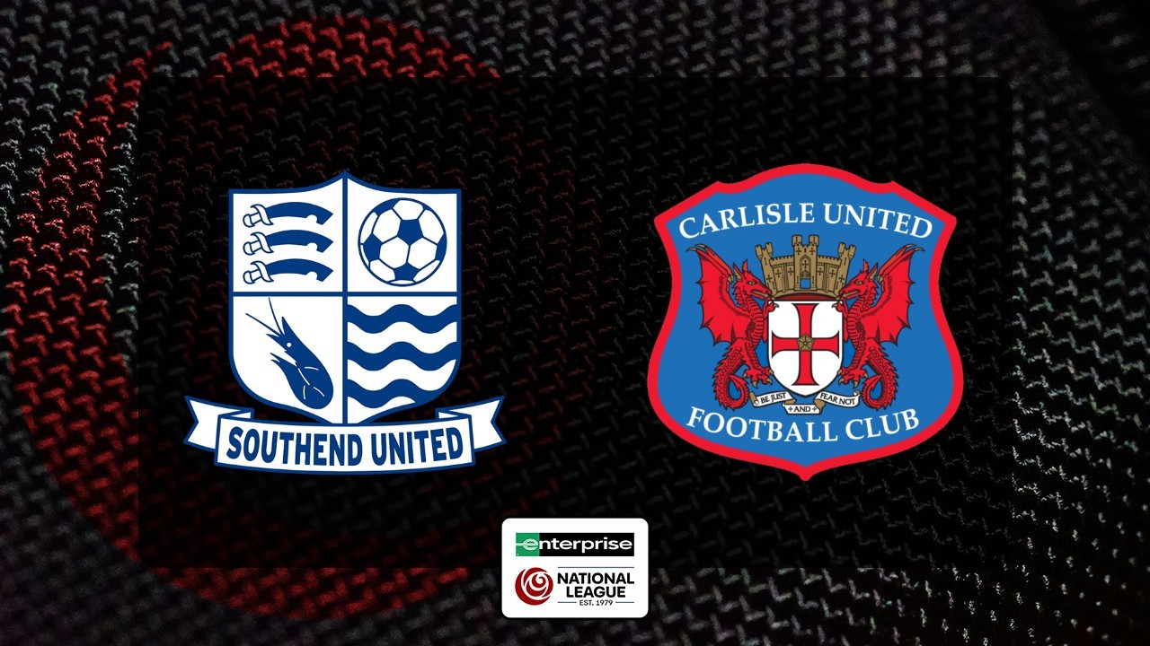 Southend United vs Carlisle United poster Southend United vs Carlisle United poster