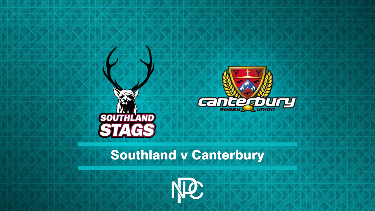 Southland vs Canterbury poster