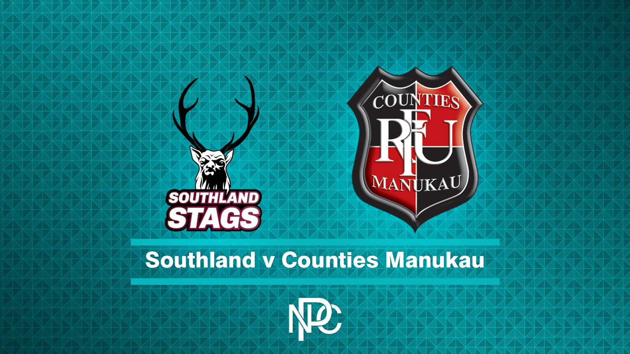 Southland vs Counties Manukau poster