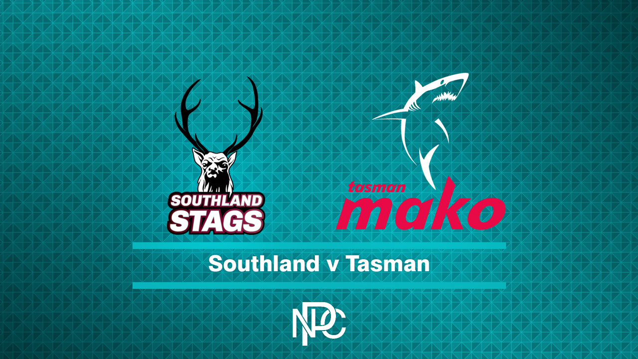 Southland vs Tasman poster
